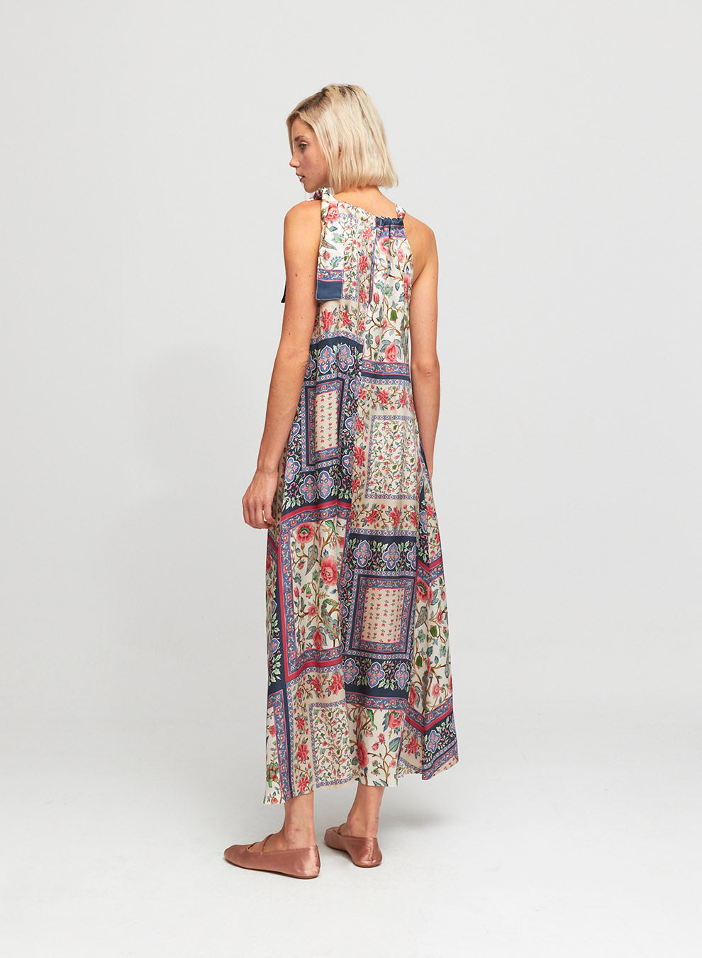 VESTIDO LARGO FLORES GRACE