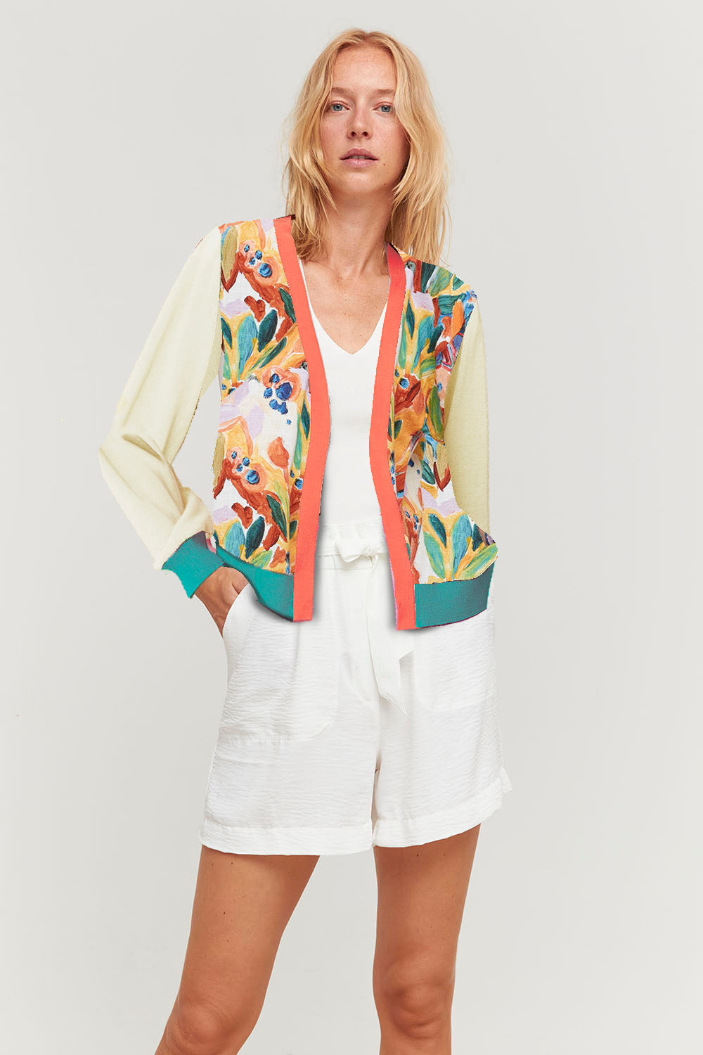 CARDIGAN CORTO VORA