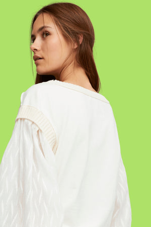 BLUSA MANGAS GLOBO PAPAYA